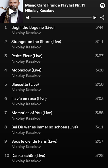 Playlist 11 on Spotify